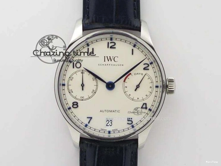 MIROTIME 0710 Portuguese Real PR IW500112 ZF 1:1 Laureus Edition On Black Leather Strap A Flexible 7369